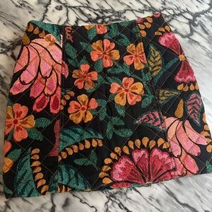 Farm Rio Quilted Skirt M